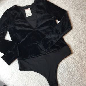 Velvet bodysuit